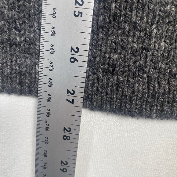 Woolrich Women’s Gray Wool Crew Neck Sweater Long Sleeve Vintage Classic - Picture 9 of 10